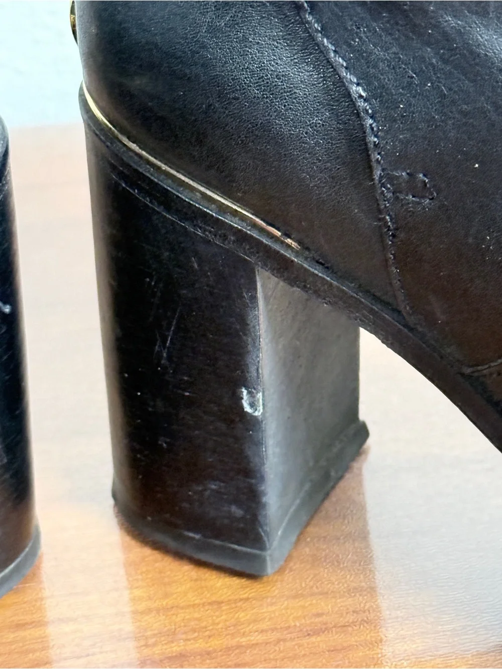 Tory Burch Kayden Black Leather Ankle Strap Booties 9